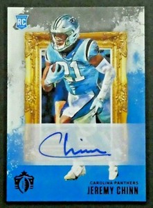2020 Panini Chronicles Gridiron Kings RC Auto Jeremy Chinn #GK-37 Panthers 44/75