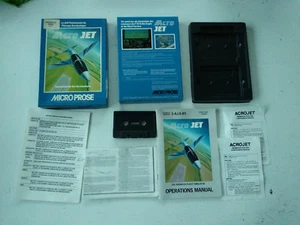 Acrojet Acro Jet K7 Cassettes Amstrad CPC Francais MICROPROSE - Imagen 1 de 3