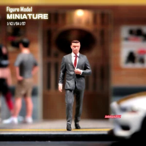 1/24 James Bond Suit Man Szene Requisite Minitures Figuren Puppe für Autos Fahrzeuge Spielzeug - Bild 1 von 5