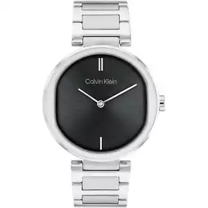 Orologio Donna CK CALVIN KLEIN TIMELESS 25200249 Bracciale Acciaio Nero - Foto 1 di 3