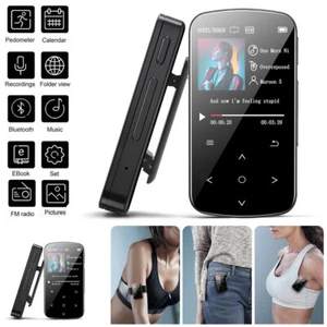 Reproductor de MP3 HiFi Sonido Sin Pérdidas Bluetooth con Clip Música Grabadora de Voz Radio FM - Imagen 1 de 16