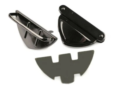 2 Steckschloss Mappenschloss TASCHENVERSCHLUSS 25 x 50 mm dark - Bild 1 von 2