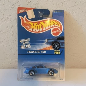 Hot Wheels 1995 Porsche 930 Blue Collector #592 15792 - Picture 1 of 15
