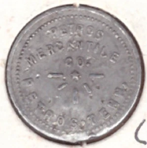 Petros Merc Coal Mining Co Scrip 5c Petros Tennessee TN Morgan County Token C - Foto 1 di 2