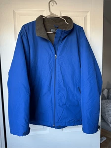 Abrigo forrado de lana Lands' End para mujer XL (18-20) básico azul impermeable abrigo para nieve - Imagen 1 de 3