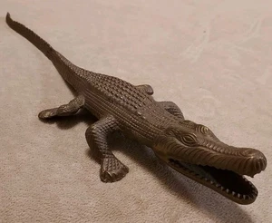 Vintage massiver Messing Alligator - 17" lang - Bild 1 von 10