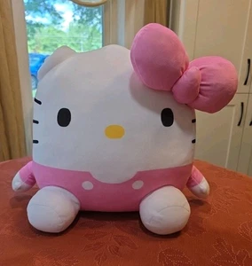 Hello Kitty Plush Cuddle Pillow Buddy - Pink Sanrio Bedtime Companion - Picture 1 of 4