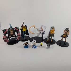 Lot of 9 One Piece Monkey Bandai Franky Trafalgar Shukko Figurine Minifigure - Picture 1 of 14