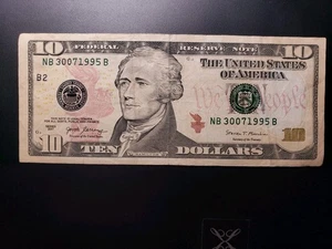 30/07/1995.  10.00 Birthday Note  - Picture 1 of 2