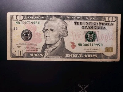 30/07/1995.  10.00 Birthday Note  - Image 1 of 2