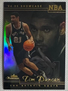 2004 - 05 Fleer Showcase #21 - Tim Duncan GOLD Parallel, Numbered to 125, #ed/12 - Picture 1 of 3