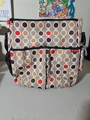 Bolsa de pañales de hombro Skip Hop bolsa de pañales de bolsillo múltiple para niños Foto 1 de 4