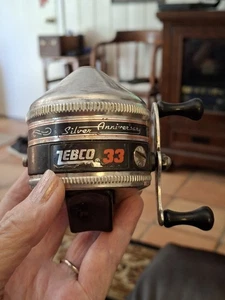 Vintage Zebco 33 Silber Jubiläum 1955-1980 - Bild 1 von 12