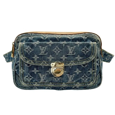 Louis Vuitton Monogram Denim Bumbag (Blue) M95347, available for men and women. - Image 1 of 4