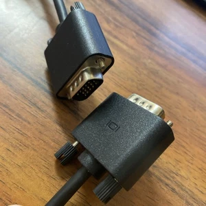 Premium unused 5ft VGA Video Cable Cord Male to Male PC Laptop from Dell Monitor - Picture 1 of 3