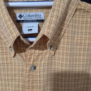 Columbia kurzärmliges kariertes Freizeithemd mit Knopfleiste für Herren Größe Large - Bild 1 von 8