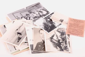 Konvolut WW2 Fotos + AKs + Belege + Reichspost Postausweiskarte Wien 1944 - Bild 1 von 24