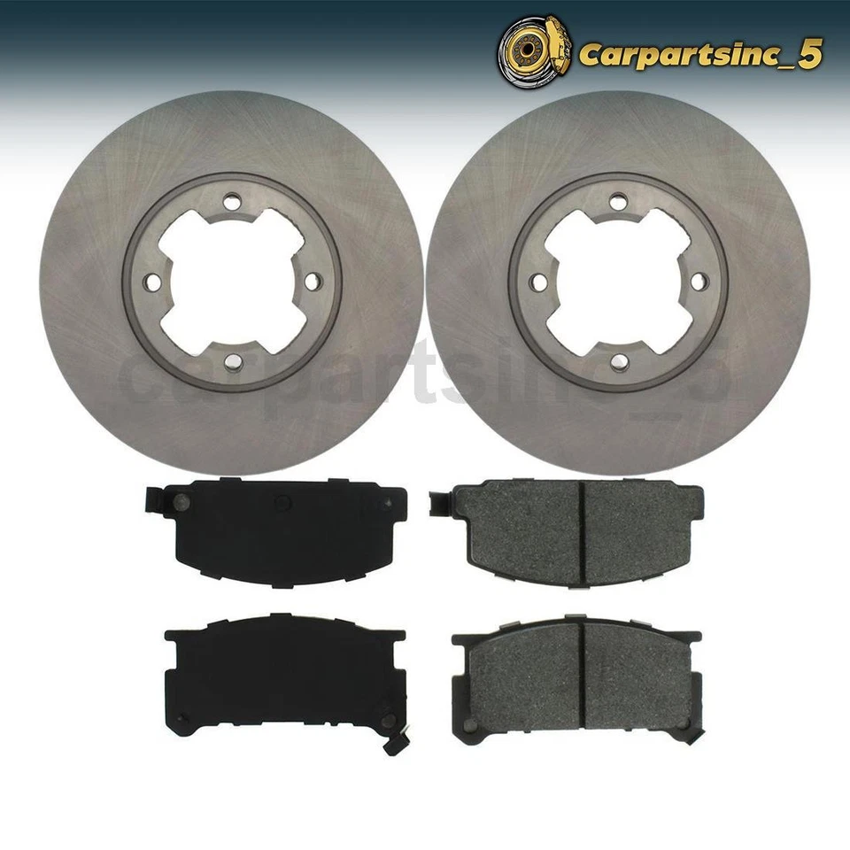 Rotor de freno Pastilla de freno delantera 3x para Subaru GL 1,8 L 1983 - 1989 Foto 1 de 4