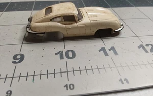 Aurora HO Tjets Thunderjet HO Slot Car Body White Jaguar XKE - Picture 1 of 6