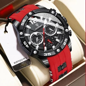 Casual Wristwatches Luxury Luminous Chronograph Waterproof Men's Watch - Picture 1 of 24