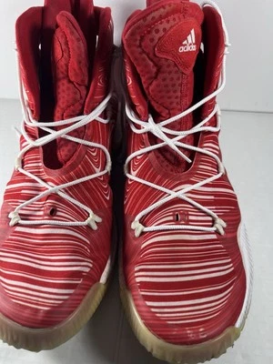 Zapatillas de baloncesto Adidas Geofit rojas y blancas para hombre, talla 13 Foto 1 de 4