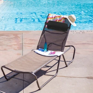 Almohada Exterior Silla Playa Oficina para Dolor de Espalda Cojín Cabeza con Correa - Imagen 1 de 12