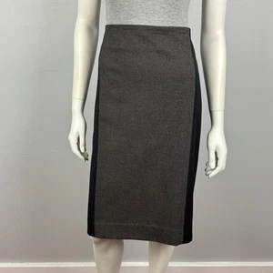 Sportscraft Size 18 Classic Straight Pencil Skirt Black Brown Colour block Lined - Bild 1 von 13