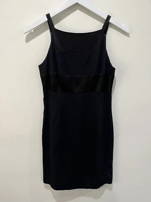 Vestido De Colección DAVE & JOHNNY Talla 4 Negro Noche Cóctel Fiesta Funda Cachicho Foto 1 de 4