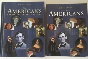 The Americans : McDougal Littell Annotated Teacher & Student Set 2000 0618015345 - Picture 1 of 14