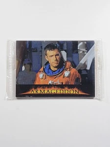 ARMAGEDDON 1998 movie memorabilia Ben Affleck Trading Card STILL SEALED / NEW - Picture 1 of 4