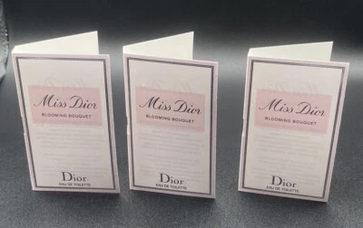 3x Miss Dior Blooming Bouquet Fragrance for Women Sample size Sprays 1ml each - Image 1 of 2