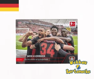 2024 Topps NOW Bundesliga 164 Bayer 04 Leverkusen Base Meisterschaft Party - Bild 1 von 1