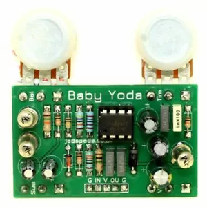 Baby Yoda Guitar Effect Pedal DIY Stompbox Kit emulates Buzzaround Fuzz - Picture 1 of 3