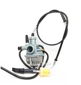 Carburetor & Throttle Cable For Suzuki Quadrunner 230 250 (J/K) Quadsport LT230 - Foto 1 di 5