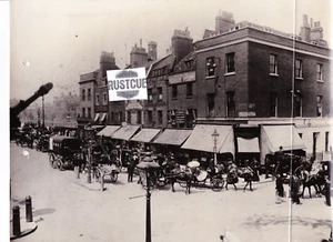 Vintage Photograph Westminster Bridge Road Belvedere Road London - Picture 1 of 2