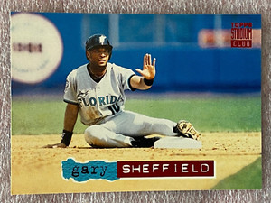 1994 Topps Stadium Club #4 Gary Sheffield Florida Marlins