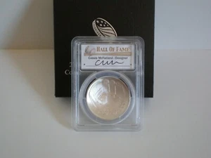 2014-P CASSIE McFARLAND HALL of FAME SILVER $1.COIN PCGS MS70 F.S. SIGNED - Picture 1 of 4