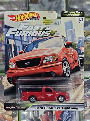 Hot Wheels Premium Fast & Furious Motor City Muscle 1/5 Ford F-150 SVT Lightning Foto 1 de 4
