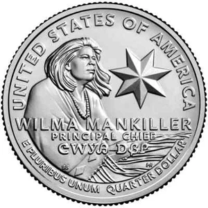 2022 Uncirculated Wilma Mankiller Quarter Lot of 2 - P and D in Holder ON HAND! - Picture 1 of 1
