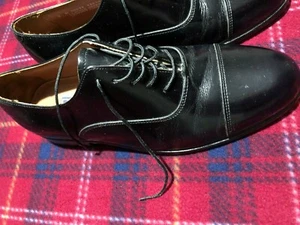 BOSTONIAN Classics Men's Black Leather Oxfords - 8D (pre-owned) - Picture 1 of 7