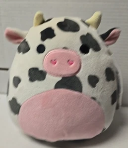 Peluche 8" COLIN COW VALENTINES POKE A DOT SQUISHMALLOWS NUOVO CON ETICHETTE ROSA GRIGIO - Foto 1 di 2