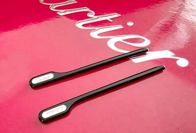 НОВЫЙ! Подлинные черные/серебряные наконечники для дужек Cartier - Изображение 1 из 4