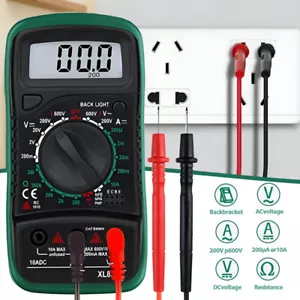 Digital Multimeter Messgerät Voltmeter Strom Amperemeter Kapazität Profi Prüfer - Bild 1 von 12