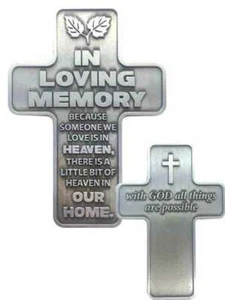 Metal Pocket Cross, 42 x 59mm, IN LOVING MEMORY - Bild 1 von 1
