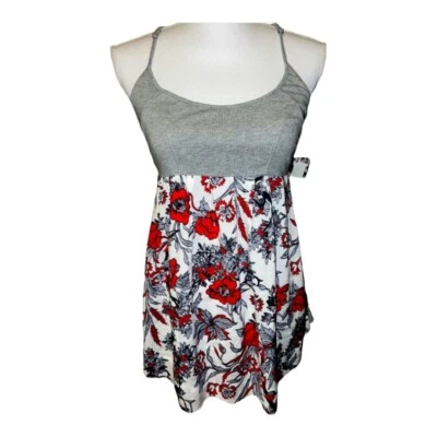 Women’s HURLEY floral babydoll top - NWT-Size Medium - Image 1 of 4