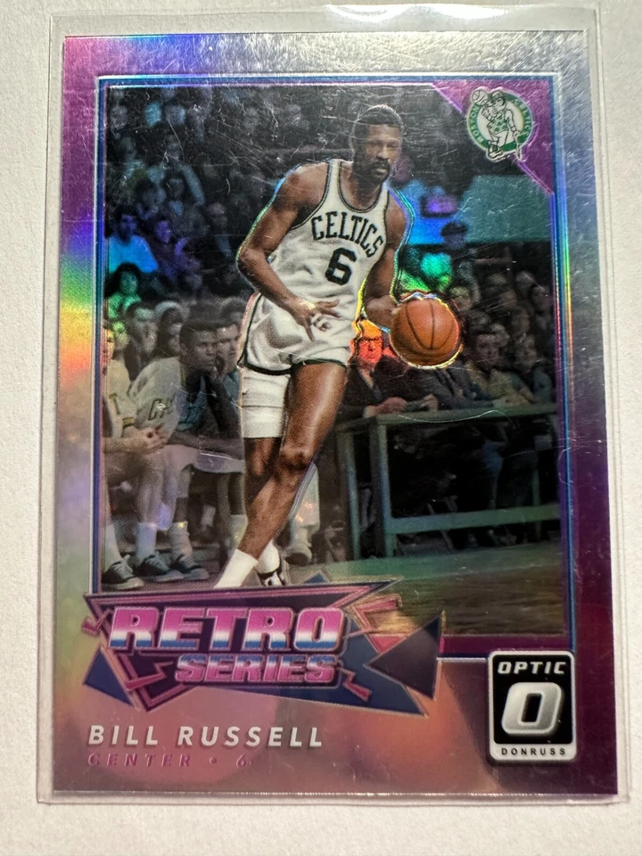 K31,734 - 2017-18 Donruss Optic Retro Series Holo #3 Bill Russell - Image 1 of 1