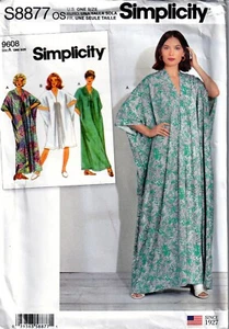Simplicity Sewing Pattern S8877 Misses Caftan Length Variation One Size - Foto 1 di 2