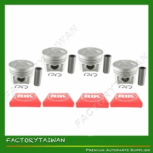 Piston + Ring Kit Set STD 98mm for Kubota V3300 (1C011-21110) X 4 PCS - Picture 1 of 11