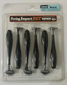Keitech Swing Impact Esche Grasse Confezione 3,8" 6ct Colori Assortiti - Scegli il Tuo Colore - Foto 1 di 20