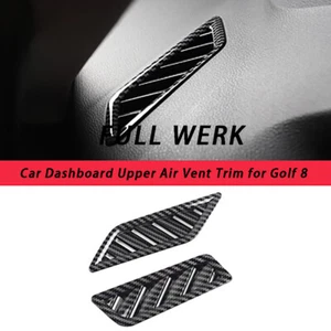 ABS Car Dashboard AC Upper Air Vent Trim Decoration Cover Sticker for Golf 8 21 - Picture 1 of 11